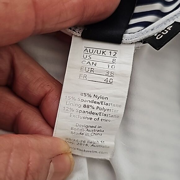 NIPTUCK One Piece Swimsuit Joanne Sorrento Stripe Tummy Control size 6 - Picture 7 of 8